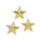 12 Packs: 3 ct. (36 total) Gold Star Iron-On Patches by Make Market®